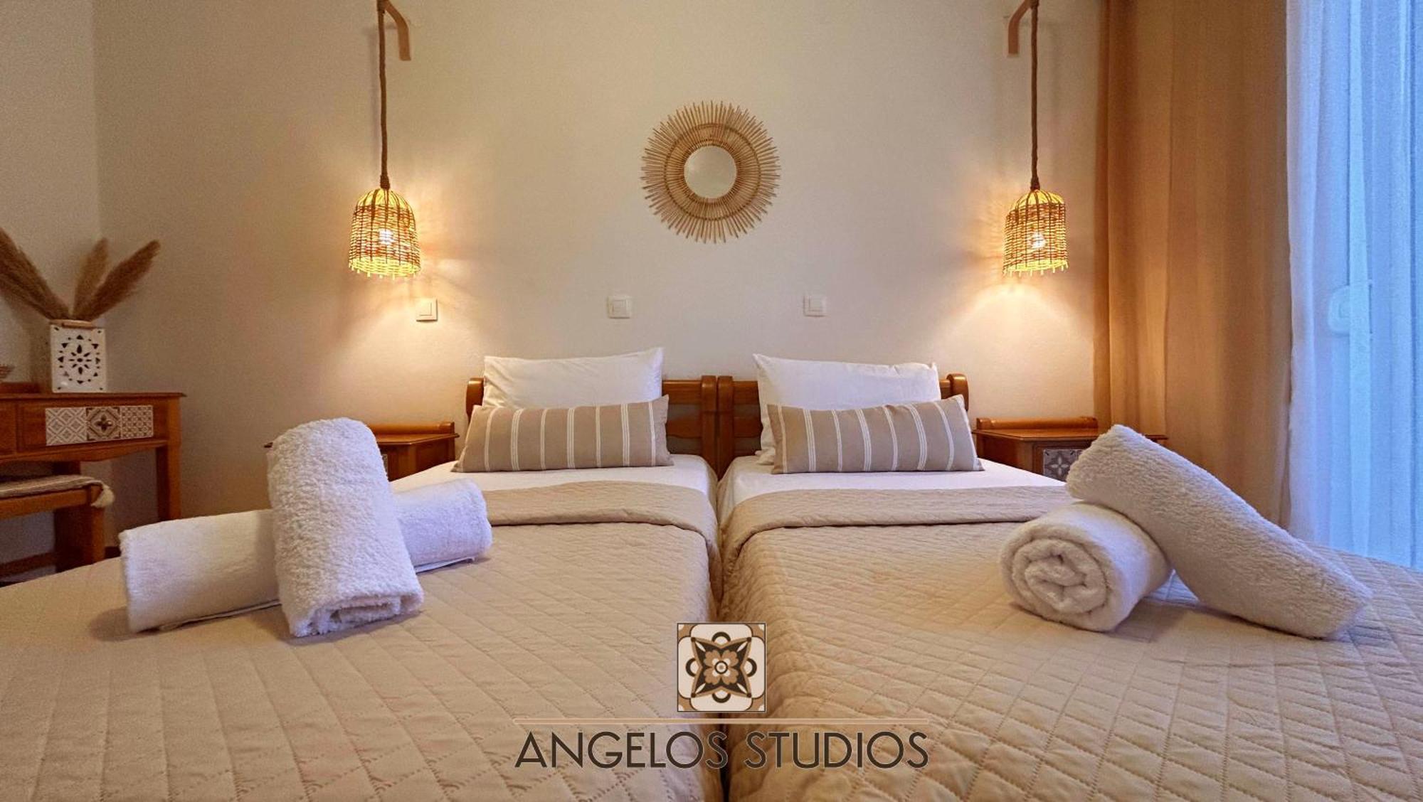 Angelos Studios 1-2 In Faliraki Rhodes-Ground Floor Eksteriør billede